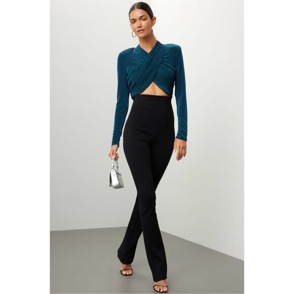 Bardot Wren Wrap Top 🩶 - Picture 3 of 10